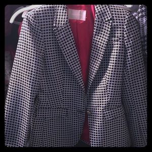 Banana Republic Black and White Blazer